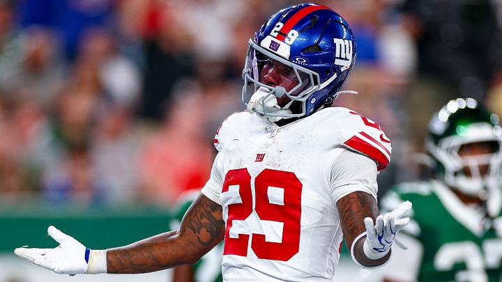 New York Giants - running back Tyrone Tracy Jr. New York Giants - running back Tyrone Tracy Jr.