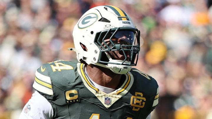 Green Bay Packers linebacker Zaire Franklin (44) celebrates