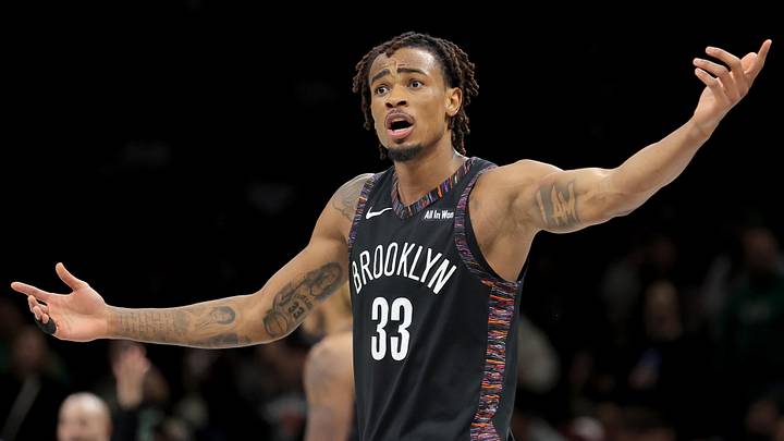 Brooklyn Nets center Nic Claxton Brooklyn Nets center Nic Claxton