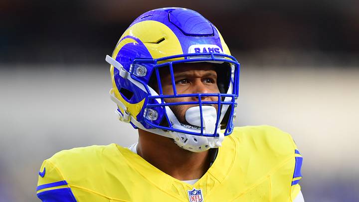 Los Angeles Rams defensive tackle Aaron Donald.