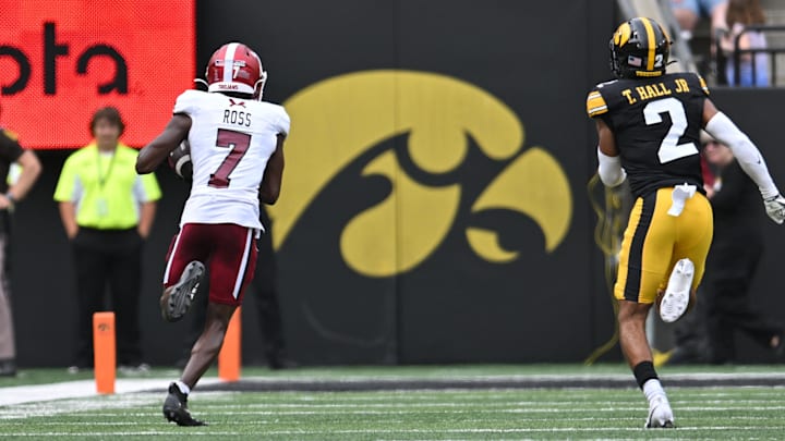Troy Trojans wide receiver Devonte Ross (7)
