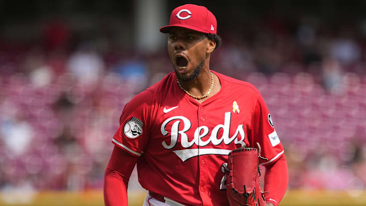 Cincinnati Reds pitcher Hunter Greene Cincinnati Reds pitcher Hunter Greene