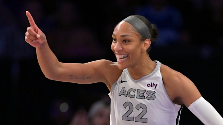 Aces star A'ja Wilson was named the 2025 WNBA MVP.