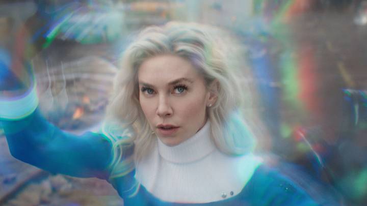 Vanessa Kirby as Sue Storm/Invisible Woman in 20th Century Studios/Marvel Studios' THE FANTASTIC FOUR: FIRST STEPS Vanessa Kirby as Sue Storm/Invisible Woman in 20th Century Studios/Marvel Studios' THE FANTASTIC FOUR: FIRST STEPS