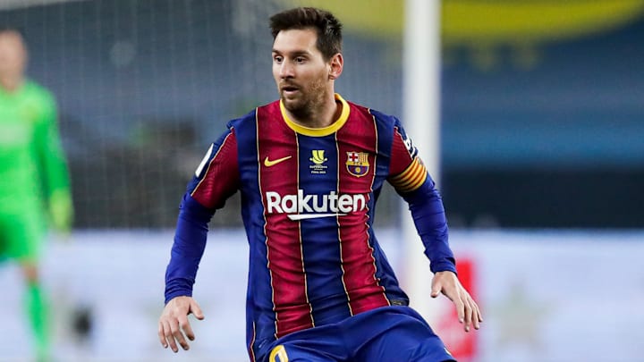 Messi levantó siete veces la Supercopa de España mientras formó parte del FC Barcelona