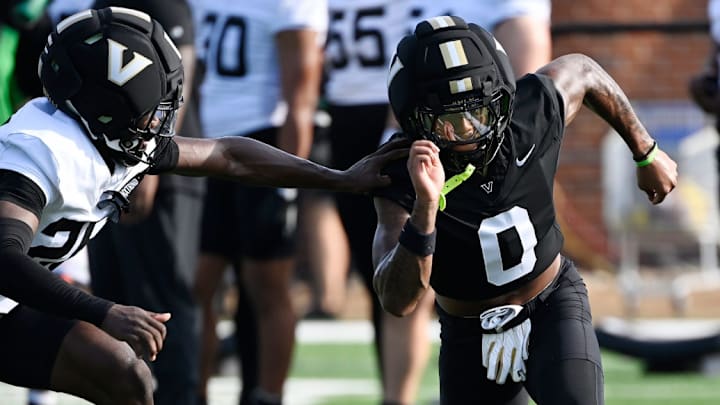 Sherrill stood out in Wednesday's fall camp opener.