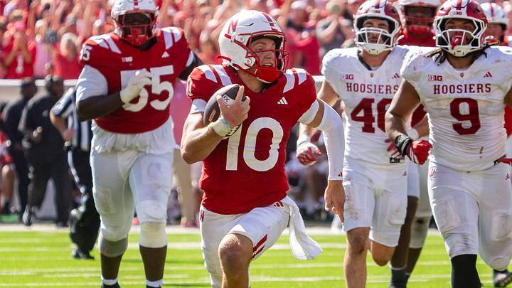Anthony Colandrea runs 39 yards for a touchdown in the fourth quarter. Anthony Colandrea runs 39 yards for a touchdown in the fourth quarter.