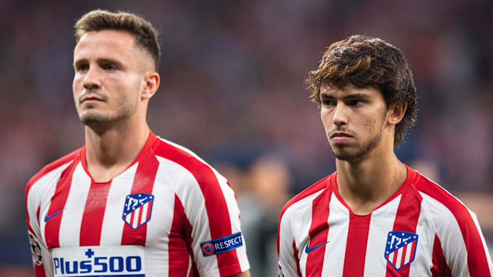 Saúl Ñíguez (left) and João Felix played together for over two seasons at Atlético Madrid. Saúl Ñíguez (left) and João Felix played together for over two seasons at Atlético Madrid.