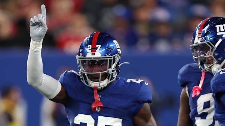 New York Giants safety Tyler Nubin will hopefully be good to go on Sunday. New York Giants safety Tyler Nubin will hopefully be good to go on Sunday.