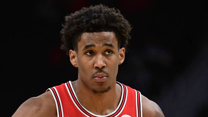 Oct 14, 2026; Milwaukee, Wisconsin, USA; Chicago Bulls forward Dailyn Swain (5) at Fiserv Forum. Mandatory Credit: Benny Sieu-Imagn Images Oct 14, 2026; Milwaukee, Wisconsin, USA; Chicago Bulls forward Dailyn Swain (5) at Fiserv Forum. Mandatory Credit: Benny Sieu-Imagn Images