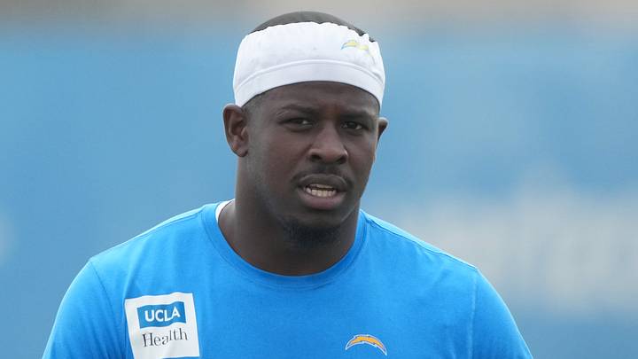 May 11, 2026; El Segundo, CA, USA; Los Angeles Chargers linebacker Marlowe Wax (58) during offseason workouts at The Bolt. Mandatory Credit: Kirby Lee-Imagn Images