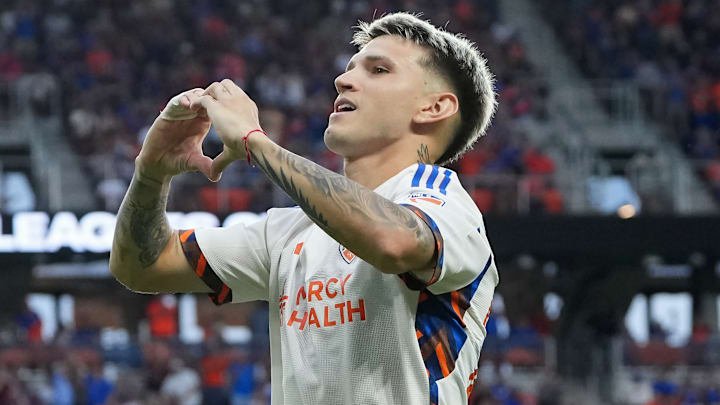 El argentino Luca Orellano con el jersey del FC Cincinnati