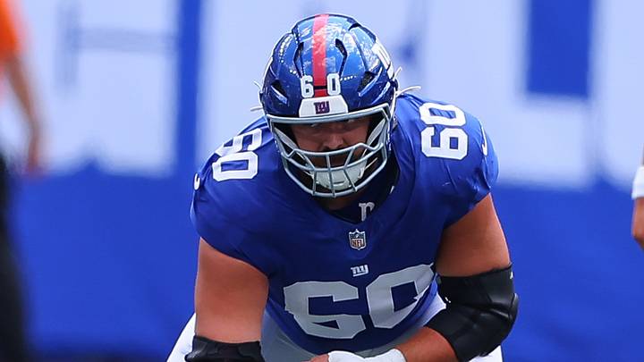 New York Giants - center Bryan Hudson New York Giants - center Bryan Hudson