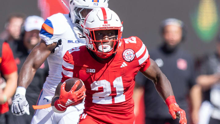 Emmett Johnson has over 300 yards rushing so far in 2025. Can he keep it up against the Michigan Wolverines on Saturday?