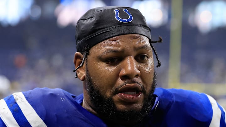 Grover Stewart of the Indianapolis Colts Grover Stewart of the Indianapolis Colts