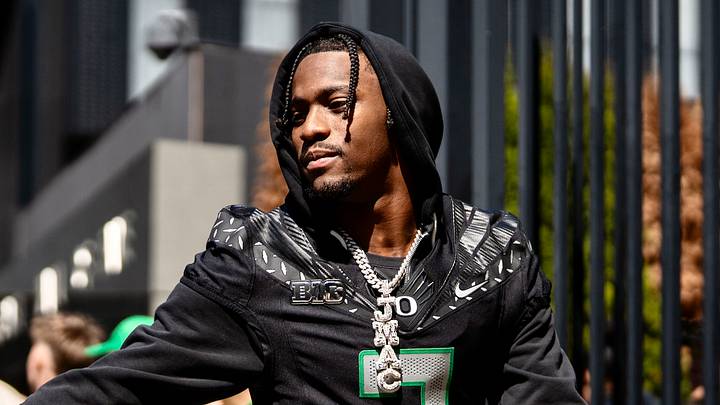 Oregon Ducks receiver Jeremiah McClellan suffered a broke foot injury Oregon Ducks receiver Jeremiah McClellan suffered a broke foot injury