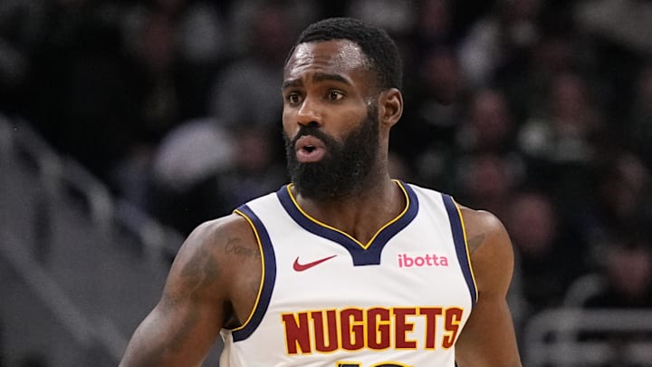 Jan 23, 2026; Milwaukee, Wisconsin, USA;  Denver Nuggets forward Tim Hardaway Jr. (10) during the game against the Milwaukee Bucks at Fiserv Forum. Mandatory Credit: Jeff Hanisch-Imagn Images