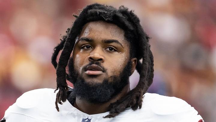 Washington Commanders defensive lineman Johnny Newton Washington Commanders defensive lineman Johnny Newton