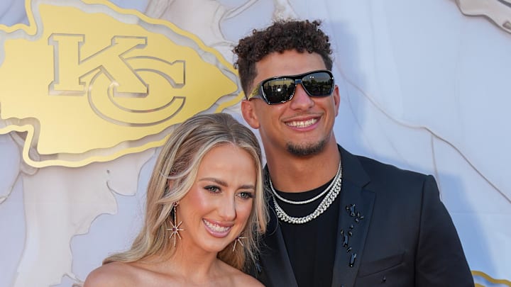 Brittany and Patrick Mahomes