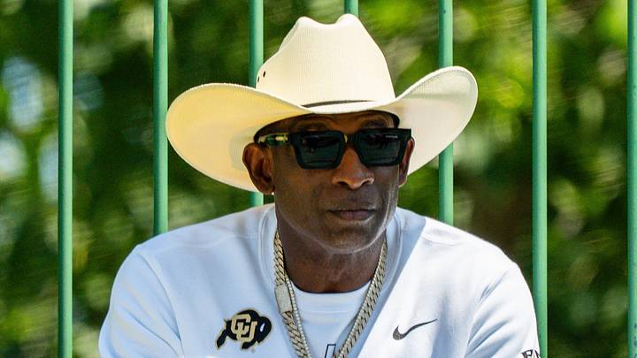 Deion Sanders takes in the second day of Cleveland Browns training camp, July 30, 2026, in Berea, Ohio Deion Sanders takes in the second day of Cleveland Browns training camp, July 30, 2026, in Berea, Ohio