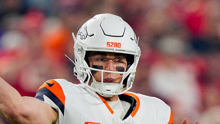 Denver Broncos quarterback Bo Nix Denver Broncos quarterback Bo Nix