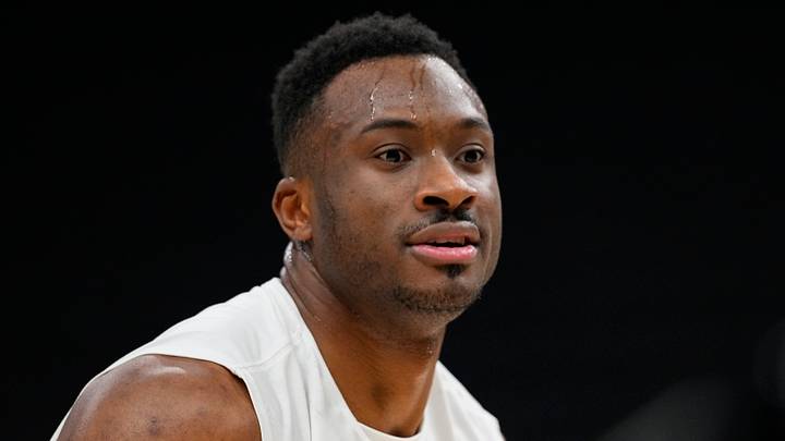 Milwaukee Bucks forward Thanasis Antetokounmpo (43) during warmups prior to the game against the Brooklyn Nets at Fiserv Forum on Apr 10, 2026.