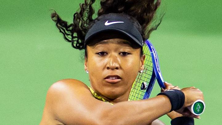 Naomi Osaka in action