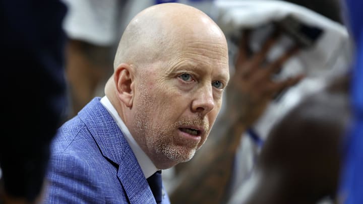 Mar 20, 2026; Philadelphia, PA, USA; UCLA Bruins head coach Mick Cronin reacts in the first half during a first round game of the men's 2026 NCAA Tournament at Xfinity Mobile Arena. Mandatory Credit: Bill Streicher-Imagn Images Mar 20, 2026; Philadelphia, PA, USA; UCLA Bruins head coach Mick Cronin reacts in the first half during a first round game of the men's 2026 NCAA Tournament at Xfinity Mobile Arena. Mandatory Credit: Bill Streicher-Imagn Images