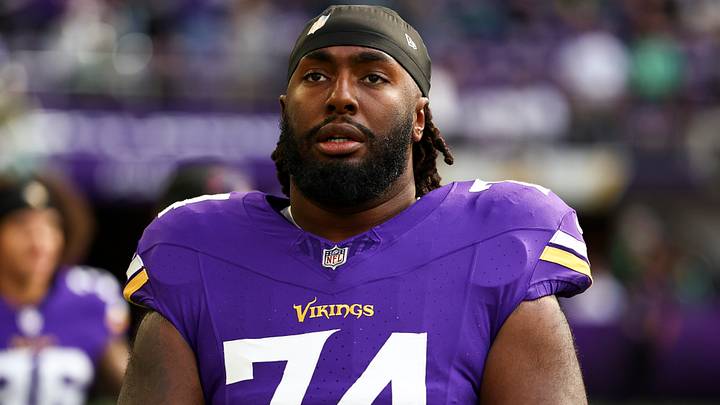 Minnesota Vikings left guard Donovan Jackson Minnesota Vikings left guard Donovan Jackson