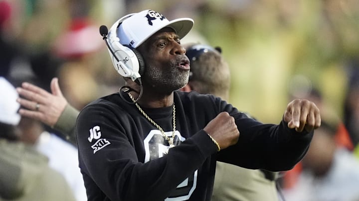 Nov 1, 2025; Boulder, Colorado, USA; Colorado Buffaloes reacts in the first quarter against the against the Arizona Wildcats at Folsom Field.