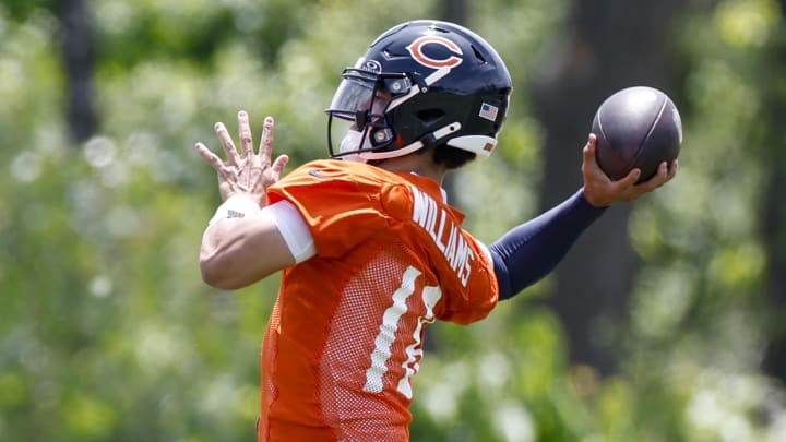 The impressions Caleb Williams left on veteran defensive players at offseason work might have been the most telling. The impressions Caleb Williams left on veteran defensive players at offseason work might have been the most telling.