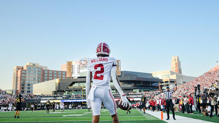 Alabama Crimson Tide wide receiver Ryan Williams (2) 