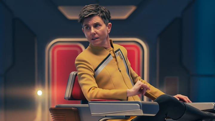 Tig Notaro as Reno in season 1, episode 8, of Star Trek: Starfleet Academy streaming on Paramount+. Photo Credit: Brooke Palmer/Paramount+