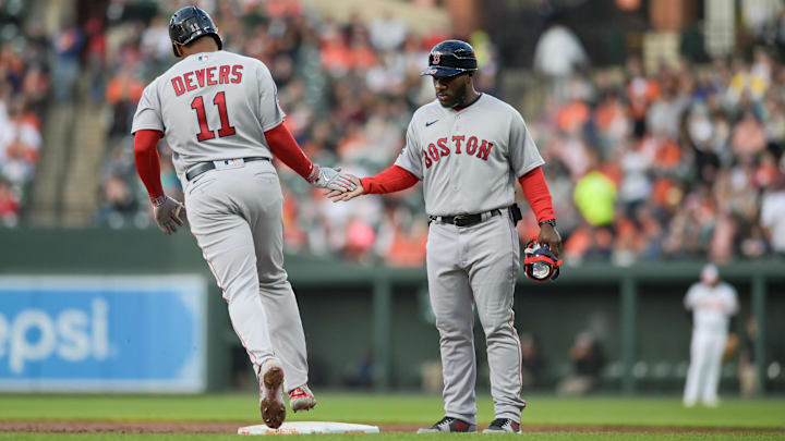 Boston Red Sox third baseman Rafael Devers (11)