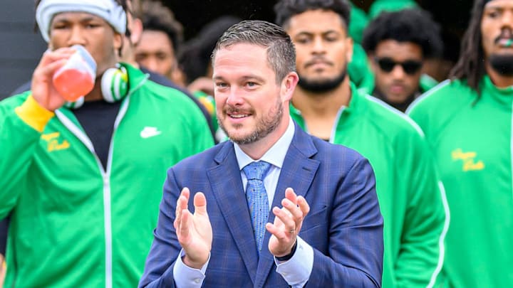 dan lanning oregon ducks football autzen stadium expansion hatfield dowlin complex big ten conference dante moore eugene 