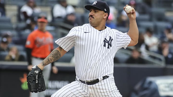 New York Yankees starting pitcher Nestor Cortes (65)