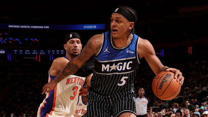 Paolo Banchero is in the spotlight for the NBA Cup semifinal as the Orlando Magic try to advance past the New York Knicks. Paolo Banchero is in the spotlight for the NBA Cup semifinal as the Orlando Magic try to advance past the New York Knicks.