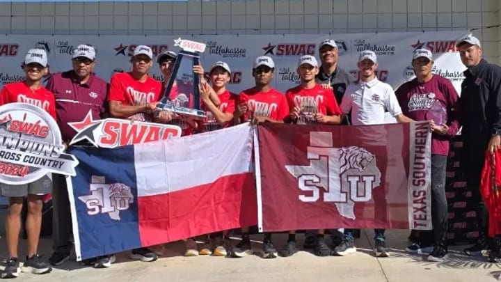 Texas Southern Cross Country Men's Championship Team