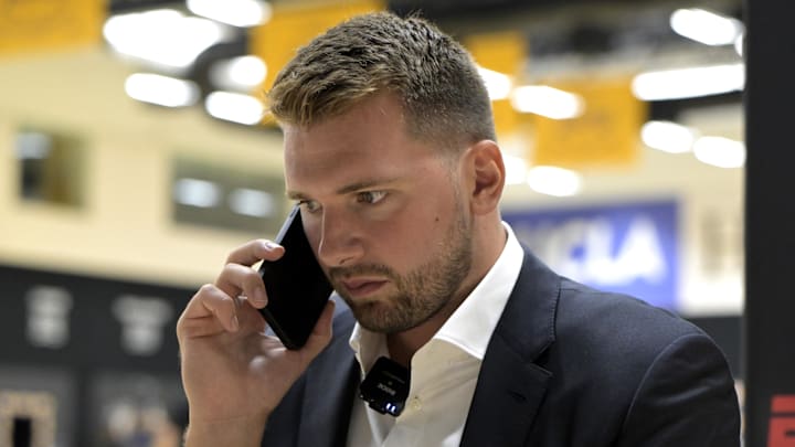 Luka Doncic won't have his billboard for the video game Overwatch 2 anywhere near the Mavericks' arena.