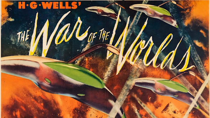 The restored 1953 ‘War of the Worlds’ poster.