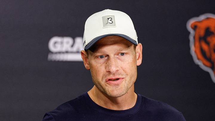 Chicago Bears head coach Ben Johnson