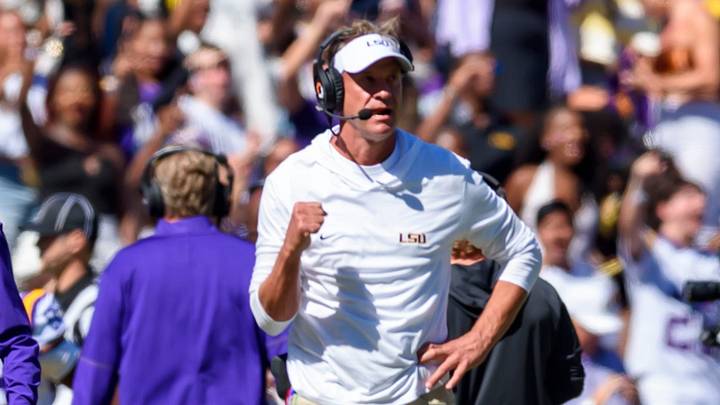 Tigers Head Coach Lane Kiffin, The LSU Tigers take on the Mississippi State Bulldogs. October 17, 2026; Baton Rouge, LA, USA; at Tiger Stadium. Tigers Head Coach Lane Kiffin, The LSU Tigers take on the Mississippi State Bulldogs. October 17, 2026; Baton Rouge, LA, USA; at Tiger Stadium.