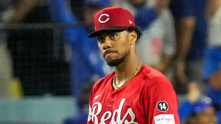 Cincinnati Reds starting pitcher Hunter Greene