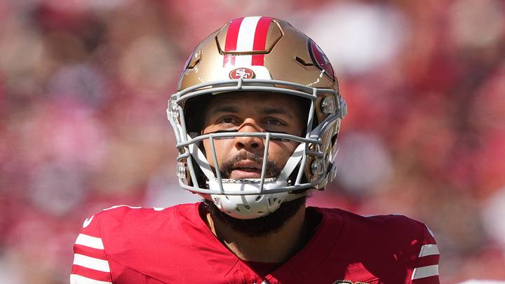 San Francisco 49ers wide receiver Mike Evans (5) San Francisco 49ers wide receiver Mike Evans (5)