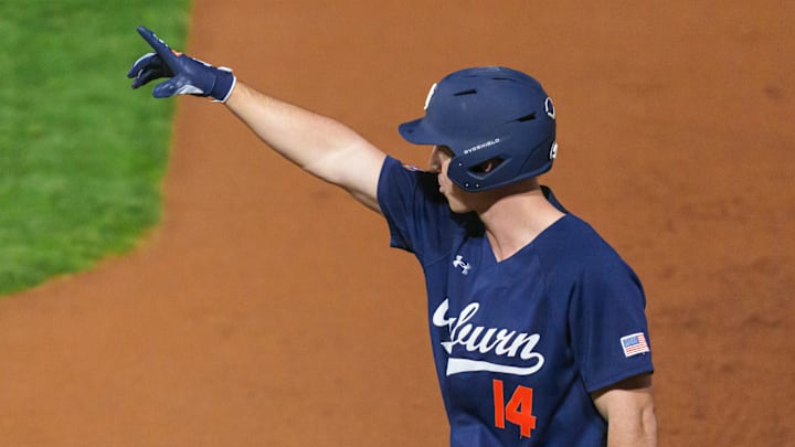 Auburn Tigers outfielder Cade Belyeu lost his mom to cancer on Friday and hit a home run later that day in the 4-1 win over Holy Cross.
