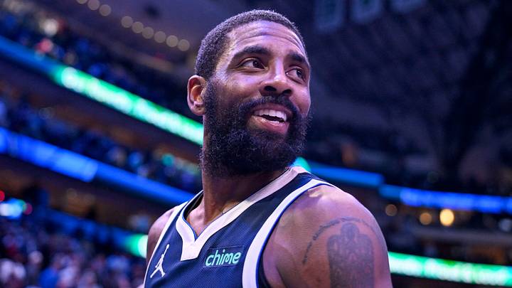 Feb 12, 2025; Dallas, Texas, USA; Dallas Mavericks guard Kyrie Irving (11) after the game between the Dallas Mavericks and the Golden State Warriors at the American Airlines Center. Mandatory Credit: Jerome Miron-Imagn Images Feb 12, 2025; Dallas, Texas, USA; Dallas Mavericks guard Kyrie Irving (11) after the game between the Dallas Mavericks and the Golden State Warriors at the American Airlines Center. Mandatory Credit: Jerome Miron-Imagn Images