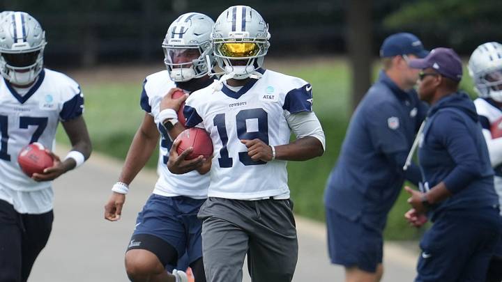 Dallas Cowboys WR Ryan Flournoy goes through a drill during practice at the Ford Center at the Star Training Facility. Dallas Cowboys WR Ryan Flournoy goes through a drill during practice at the Ford Center at the Star Training Facility.