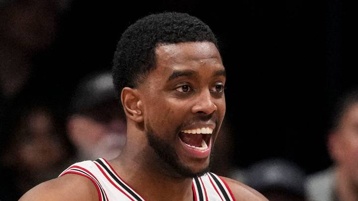 Texas Tech’s Donovan Atwell reacts after competing Friday, April 3, 2026, during the State Farm College Slam Dunk and 3-Point Championships at Hinkle Fieldhouse in Indianapolis. Texas Tech’s Donovan Atwell reacts after competing Friday, April 3, 2026, during the State Farm College Slam Dunk and 3-Point Championships at Hinkle Fieldhouse in Indianapolis.