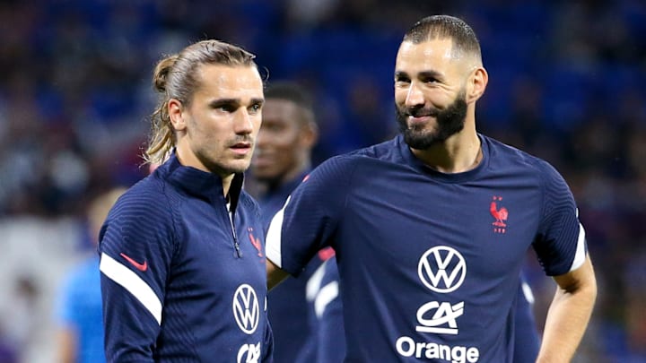 Karim Benzema avec l'Equipe de France