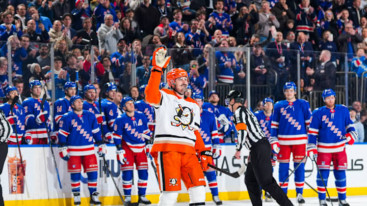 Anaheim Ducks v New York Rangers Anaheim Ducks v New York Rangers